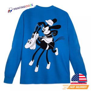 Oswald the Lucky Rabbit Sky Scrappers Horse Riding 2 Sided Shirt