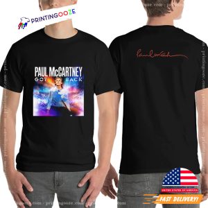 Paul McCartney Got Back Tour 2024 Fan Gifts 2 Sided T shirt