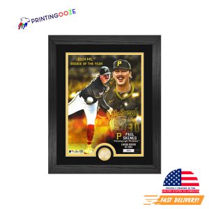 Paul Skenes 2024 NL Rookie of the Year Bronze Coin Poster