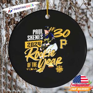 Paul Skenes 2024 national league rookie of the year ornament