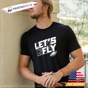 Philadelphia Eagles let’s go Fly 2024 logo shirt 2