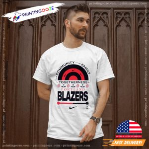 Portland Trail Blazers Nike Community Unisex T shirt