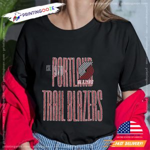 Portland Trail Blazers Team OG EST 1970 Vintage T shirt 2