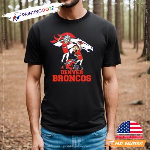 Rick And Morty Denver Broncos Team T shirt 1