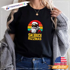 Santa Claus Skibidi Rizzmas Christmas vintage shirt