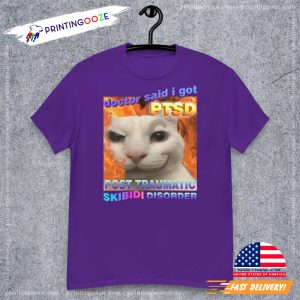 Skibidi Disorder Funny Cat Meme Tee