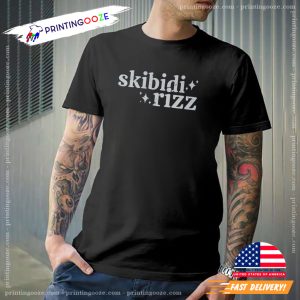 Skibidi Rizz Xmas Party Celebration T shirt 1