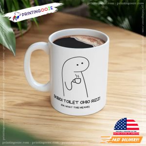 Skibidi Toilet Ohio Rizz Meme Mug 1