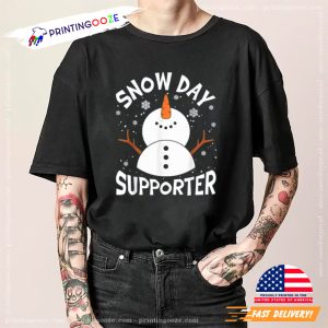 Snow Day Supporter Christmas Vibe Shirt 2