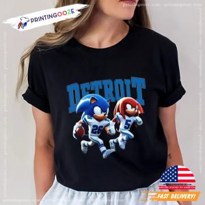 Sonic and Knuckles Detroit Football Unisex T shirt