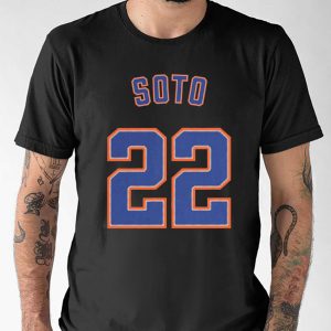 Soto Number 22 New York Mets MLB Baseball 2025 t shirt 1