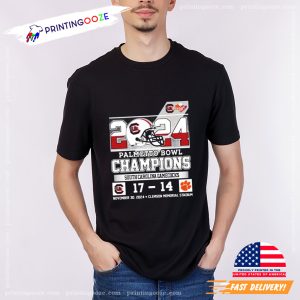 South Carolina Gamecocks 2024 Palmetto Bowl Champions Tee