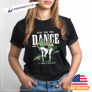 Stay For The Dance Philadelphia A.J. Brown x Jalen Hurts Signatures T shirt 1