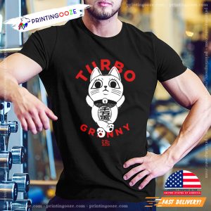 Turbo Granny Lucky Fortune Cat Dandadan Shirt 2