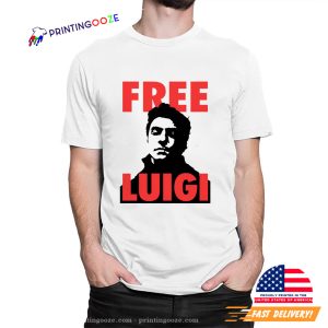 Vintage Free Luigi Mangione Trending T shirt 3