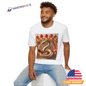 Wood Snake Chinese New Year Art T shirt 3