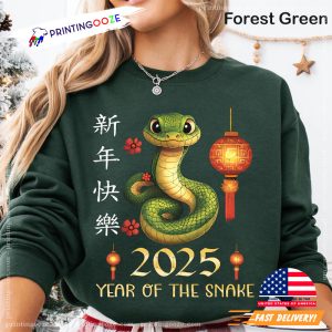 Year Of The Snake, Lunar New Year 2025 T shirt 2