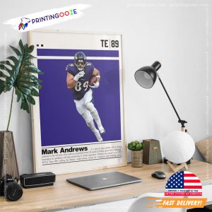 Baltimore Ravens Mark Andrews Tight End Poster 1