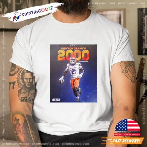 Boise State Broncos Ashton Jeanty 2000 Rushing Yards For Hei2Man t shirt 4