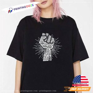 Civil Rights Movement Black Power Fist Unisex T shirt