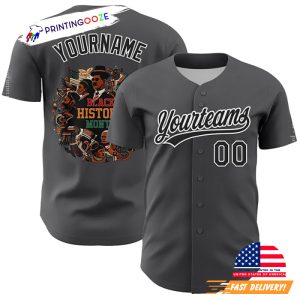 Custom Black History Month Baseball Jersey