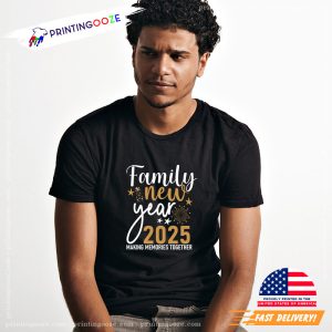 Family New Year 2025 Family Uniform T-shirt 1