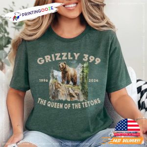 Grizzly 399 Queen of the Tetons Comfort Colors Tee 1