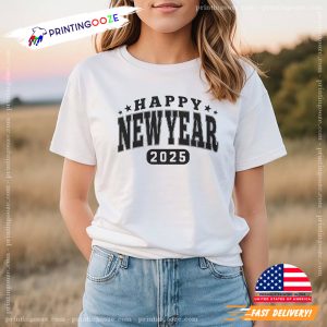 Happy New Year 2025 Basic Shirt 1