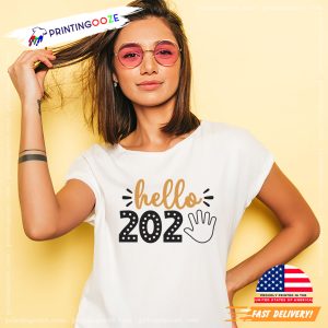 Hello 2025 Happy New Year T-shirt 1