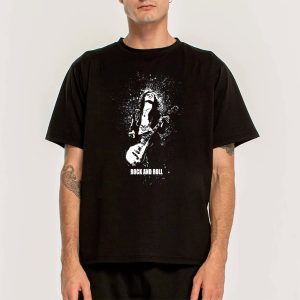 Jimmy Page Rock And Roll Graphic T shirt