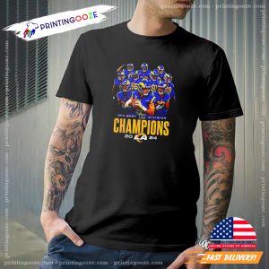 Los Angeles Rams Ready Roll NFC West Champions 2024 T shirt 3