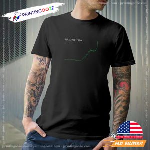 NASDAQ Tesla Stock Price T shirt