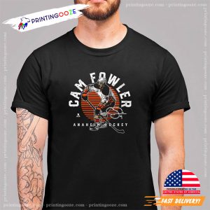 NHL Cam Fowler Anaheim Hockey Retro Style T shirt