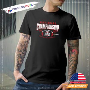 National Championship 2025 Ohio State Buckeyes Football Tee 3