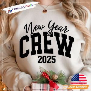 New Year Crew 2025 Family Matching Tee 1