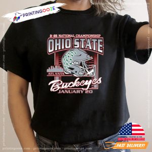 Ohio State Buckeyes 2025 National Championship Bound T shirt 3