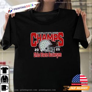 Ohio State Buckeyes Football 2025 CFP Champions Unisex T shirt 1