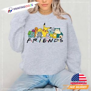 Pikachu And Friends Pokemon Cartoon 90s Tee