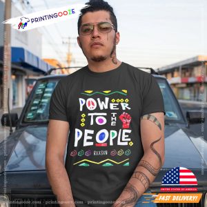 Power To The People black history month Unisex T shirt 4