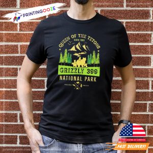 Queen of the Tetons Born 1996 Grizzly 399 National Park shirt 2