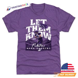 Ravens Mark Andrews Touch Down Signature Comfort Colors T shirt 2