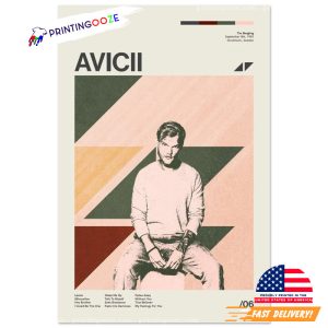 Retro Avicii Tim Bergling DJ Wall Art 3