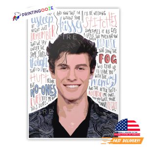 Shawn Mendes Lyrics Poster