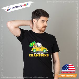 Snoopy x Oregon Ducks 2024 25 Rose Bowl Champions shirt 3