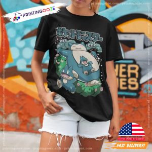 Snorlax Cute Sleeping Pokemon T shirt