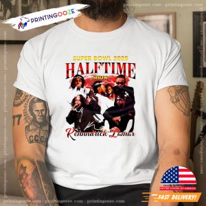 Super Bowl 2025 Halftime Show Kendrick Lamar 90s Style T shirt 3