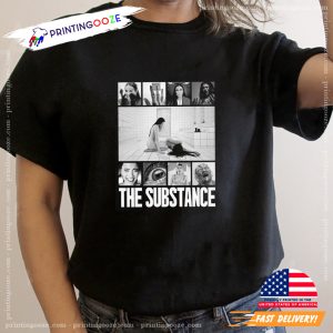 THE SUBSTANCE Horror Film 2024 Vintage T shirt 2