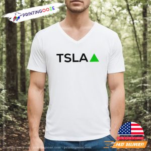 Tesla Stock Up Unisex T shirt