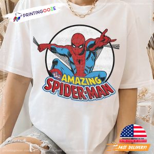 The Amazing Spider man Retro Marvel Avengers T shirt