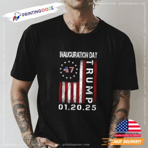 Trump Inauguration Day 2025 America Flag T shirt 3